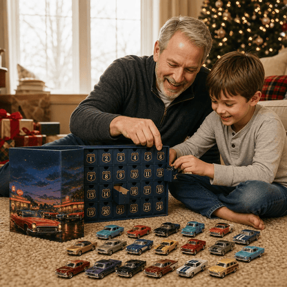 😍🚗24 Days of Classic American Cars Advent Calendar – 24 Vintage Ride Collectibles for Car Lovers