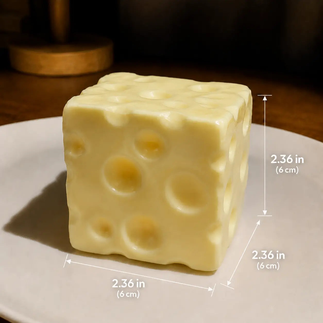 🧀 Giant Moldable Cheese Squishy – Soft & Satisfying Sensory Fidget Toy