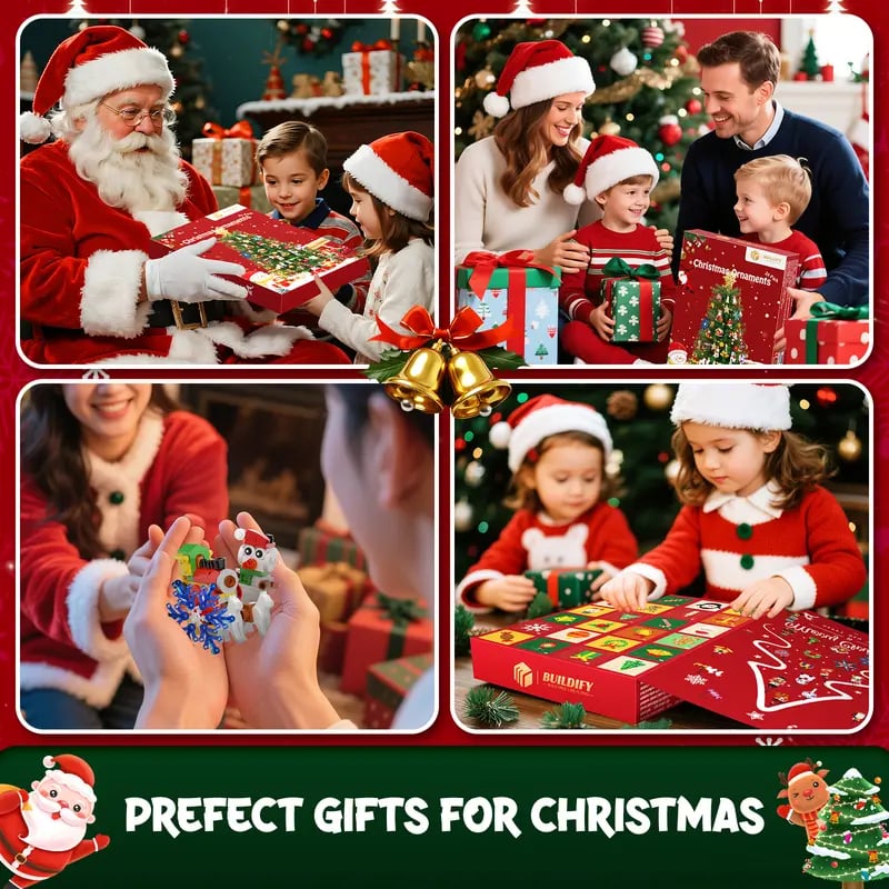 ⏳ FREE SHIPPING🎄24-Day Christmas Surprise Countdown Calendar🎁✨