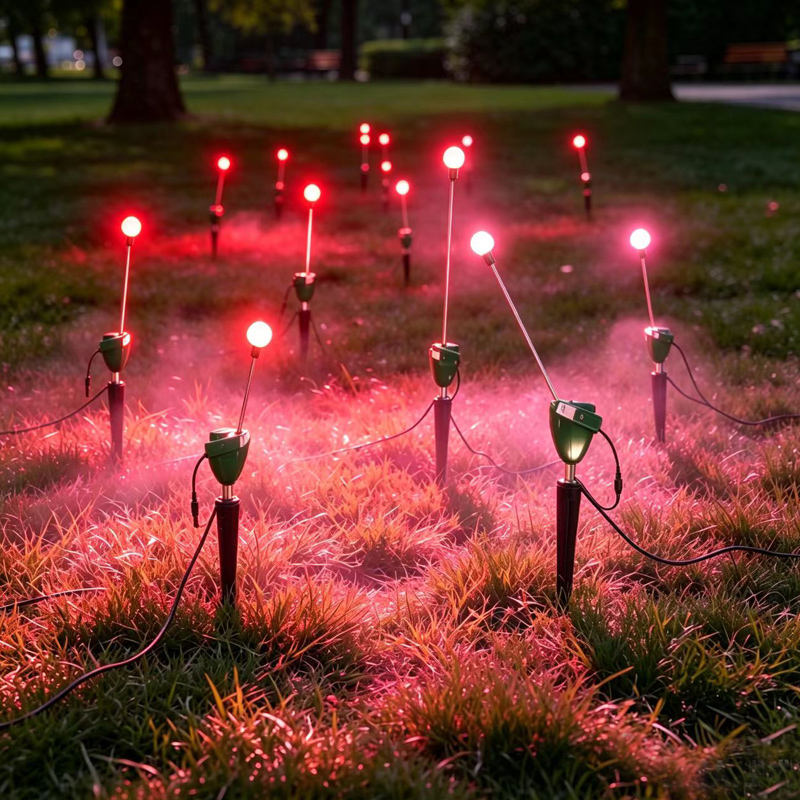 RGB Dancing Firefly Garden Lights – 7-Color Motorized Outdoor Landscape Stake Lights