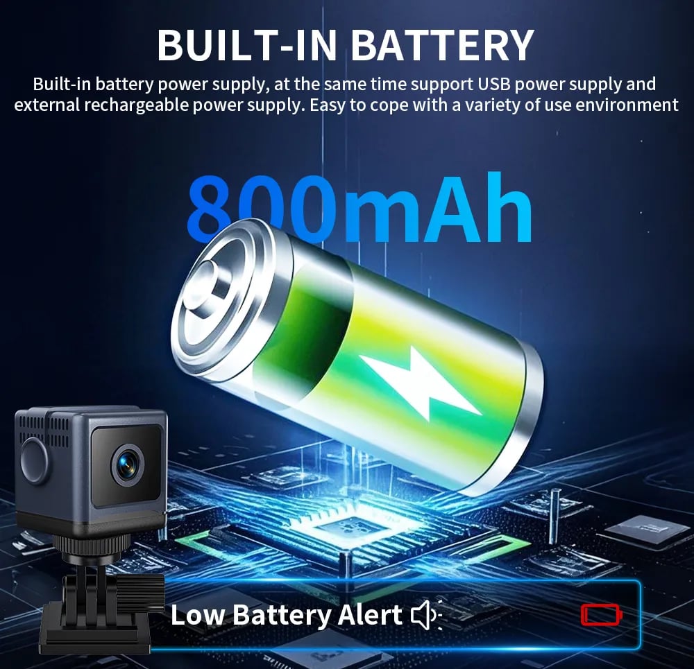 📶 Smart WiFi Security Camera – 1080P HD, 🌙 Night Vision & 🚨 Motion Detection