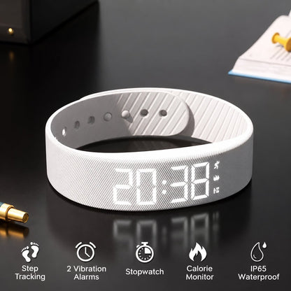 Portable Wrist Activity Tracker | Lightweight Step Counter for Outdoor Workout Sessions