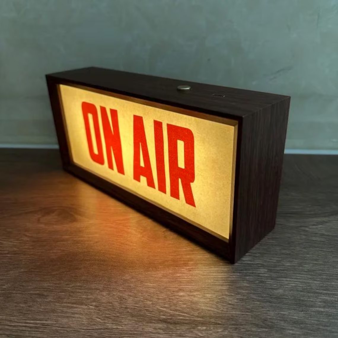ON AIR Sign Lamp, Podcast Box Sign