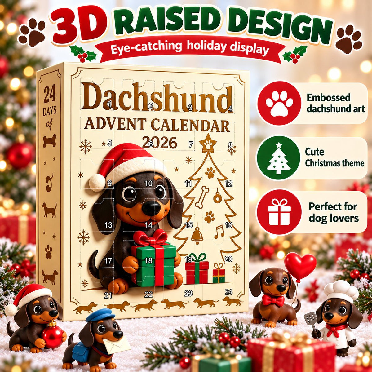🐶🎄 Dachshund Advent Calendar