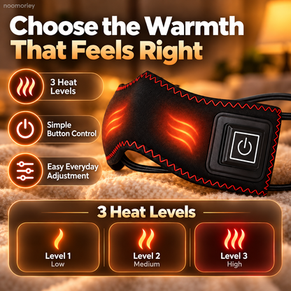 🔥 Rechargeable Heated Nasal Pad – 3 Heat Levels & Hands-Free Comfort