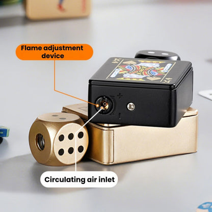 🔥Stress-Relief Rotating Dice Lighter