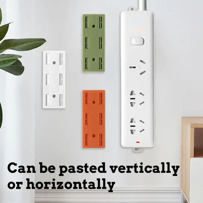 10 Counts Adhesive Punch-Free Socket Holder
