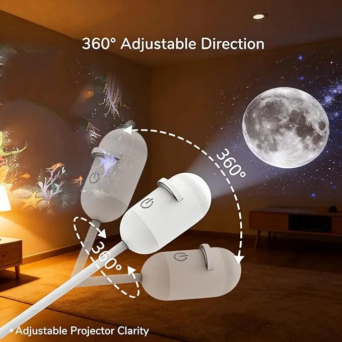 Galaxy Projector 2-in-1 Starry Sky Projector