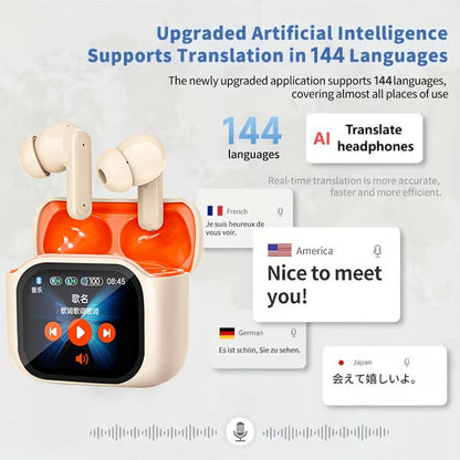 💯ONLY $19.99🔥Wireless Bluetooth Translation Earphone With LED display screen(Fit iOS & Android)