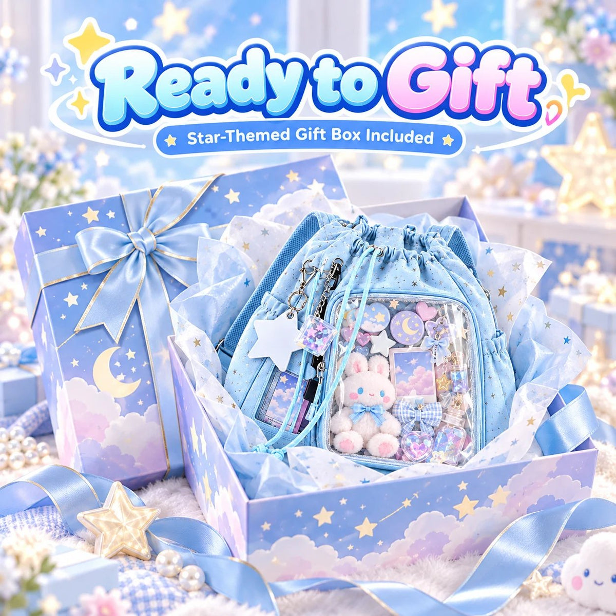 Crystal-Clear Window Starry Ita Bag