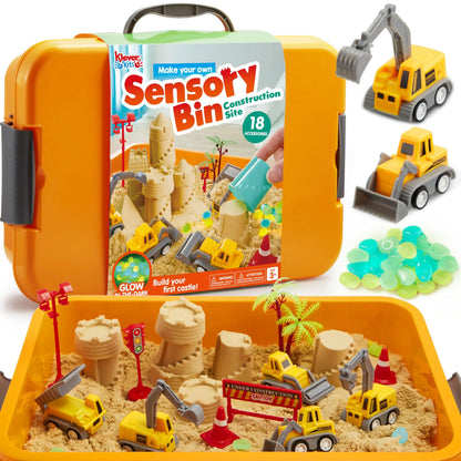 🦖 Kids Sensory Play Bin – Dinosaur, Space, Ocean & Halloween Activity Kit