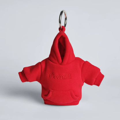 Comfrt | Hoodie Keychain | Miniature Stress Ball Hoodie Clip-On Keychain Charm