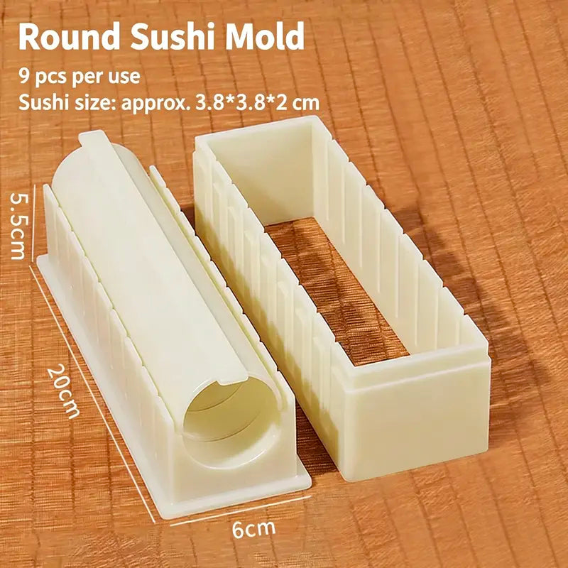 🍣 DIY Sushi Maker Mold Set – Easy Homemade Sushi Roll Tool For Beginners & Family Sushi Nights