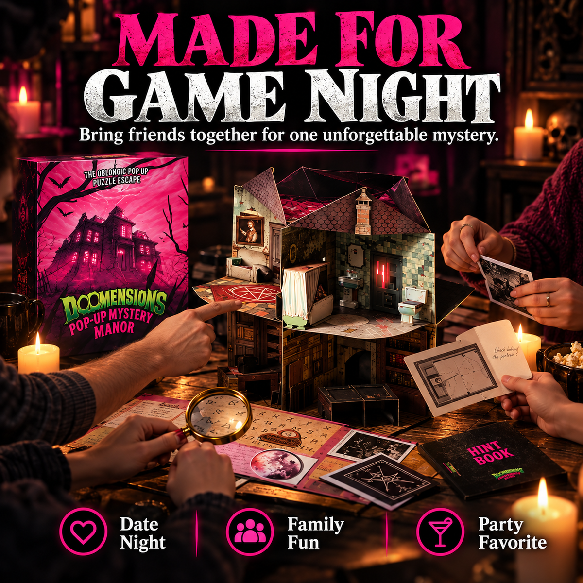 3D Pop-Up Mystery Manor – Immersive Murder Mystery Puzzle Game
