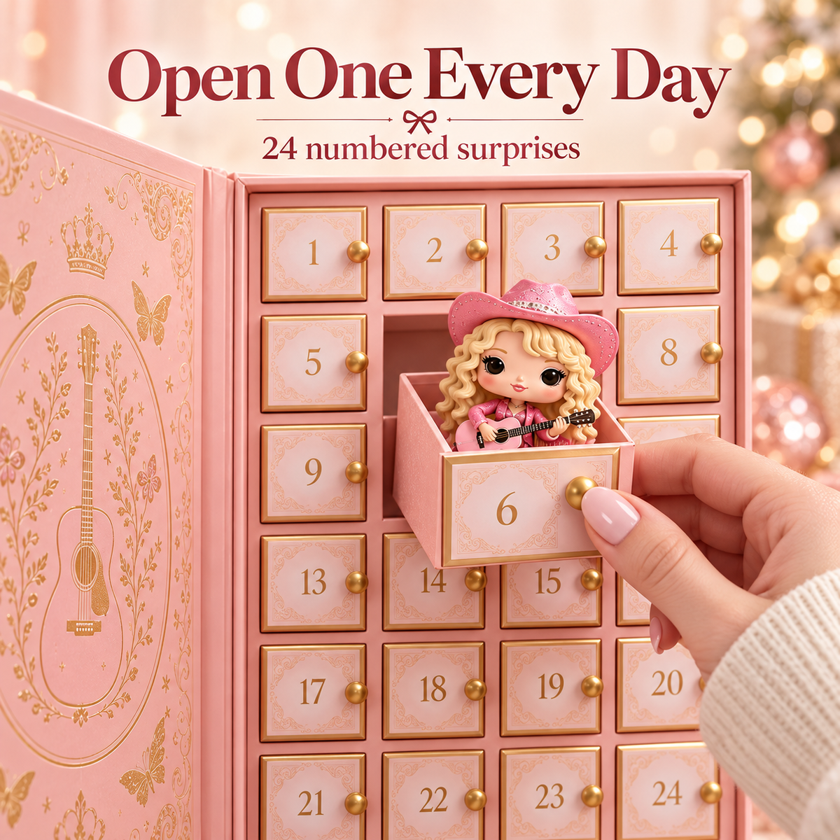 🎸Dolly Parton: A Christmas Countdown Calendar Honoring the Queen of Country Music