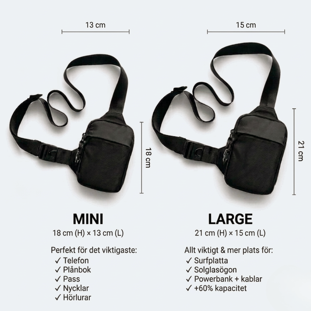 🛡️ Travel Sling Bag – Discreet Secure Sling Pack Keeps Valuables Safe