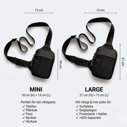 🛡️ Travel Sling Bag – Discreet Secure Sling Pack Keeps Valuables Safe