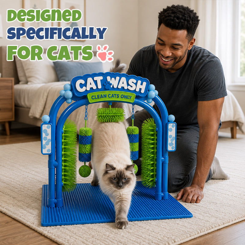 🐱 Self‑Grooming Cat Wash Station