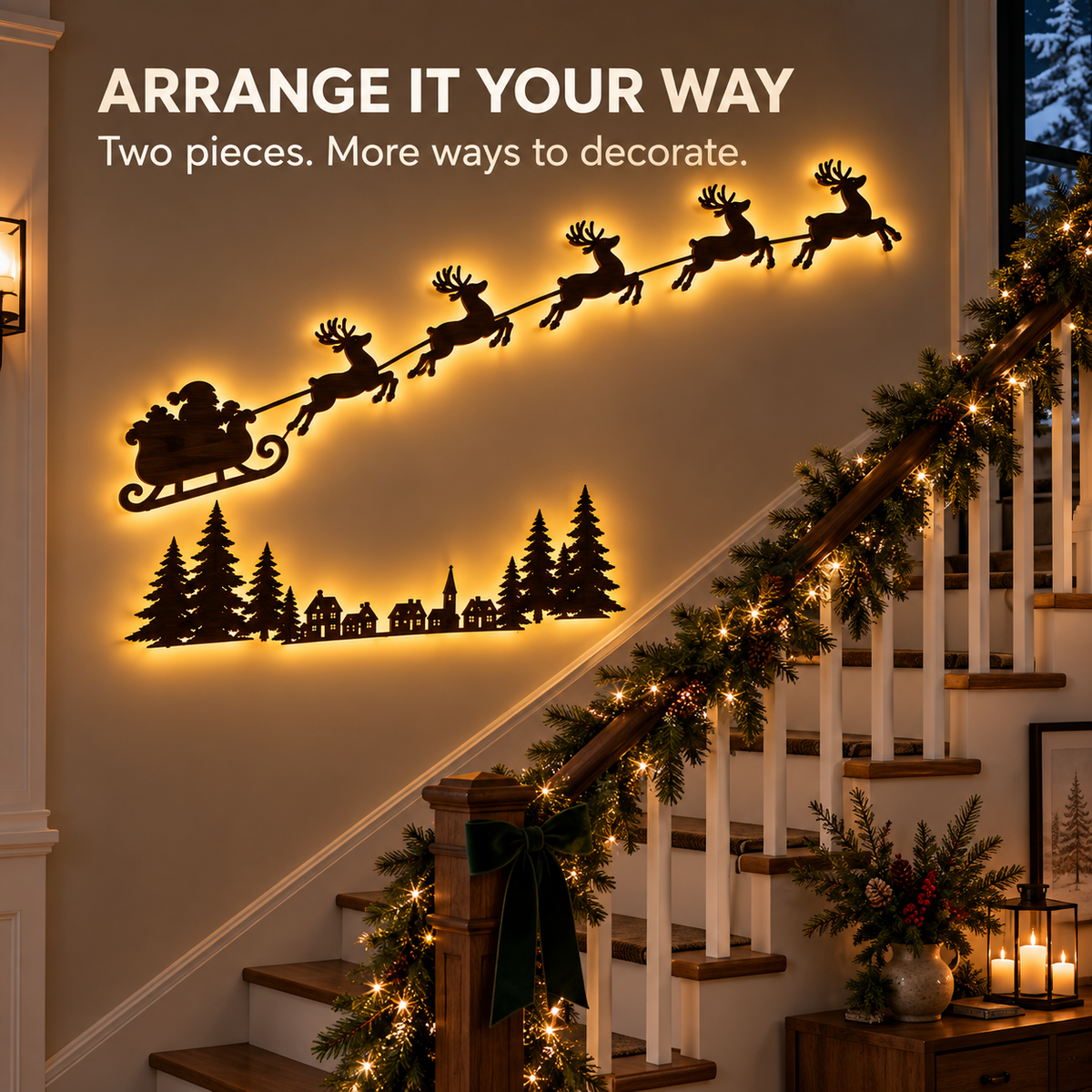 🎄Christmas Reindeer LED Wall Decor
