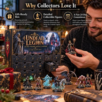 💀🏰 Undead Legion™ – 24-Day Dark Fantasy Figurine Advent Calendar