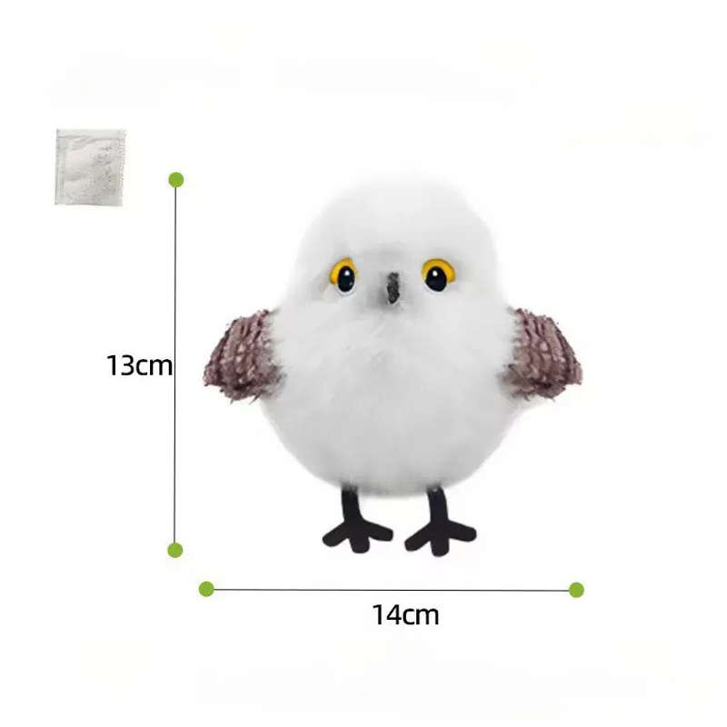 😻Lifelike Plush Electric Fluttering Pet Bird Toy |🐦the most realistic, irresistible cat toy