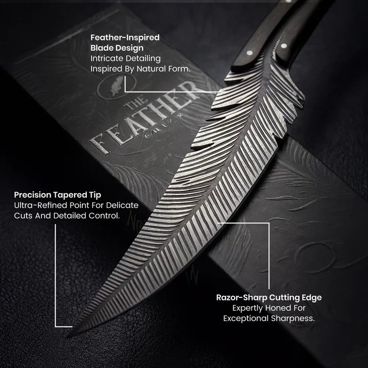 Hand-forged - Feather Knife