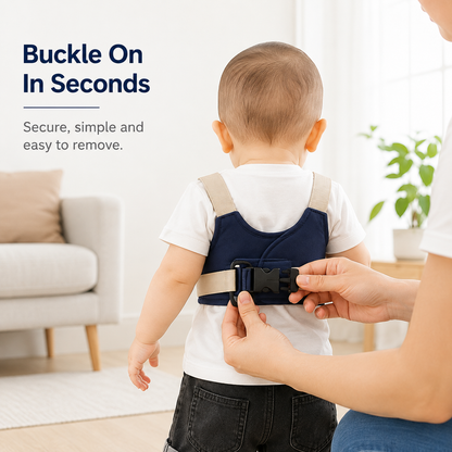 👶 Ergonomic Baby Walking Support Harness – Breathable Toddler First Steps Helper ✨