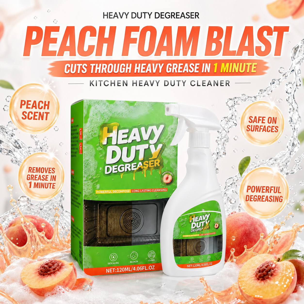 Heavy Duty Kitchen Degreaser Spray