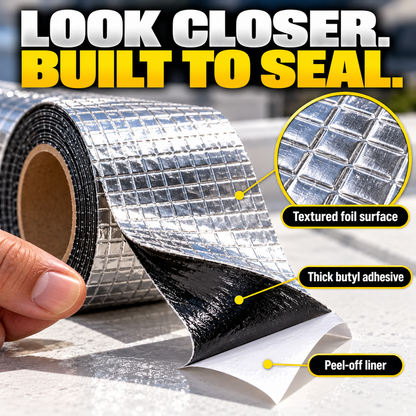 Heavy-Duty Butyl Waterproof Repair Tape – Strong Adhesion, Easy Peel-and-Stick Sealing