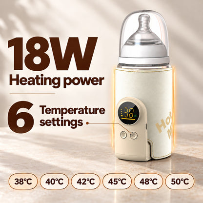 50% OFF TODAY🍼 Portable Baby Bottle Warmer – Warm Milk On the Go