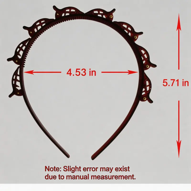 Women's Minimalist Resin Headbands (2-Pack)