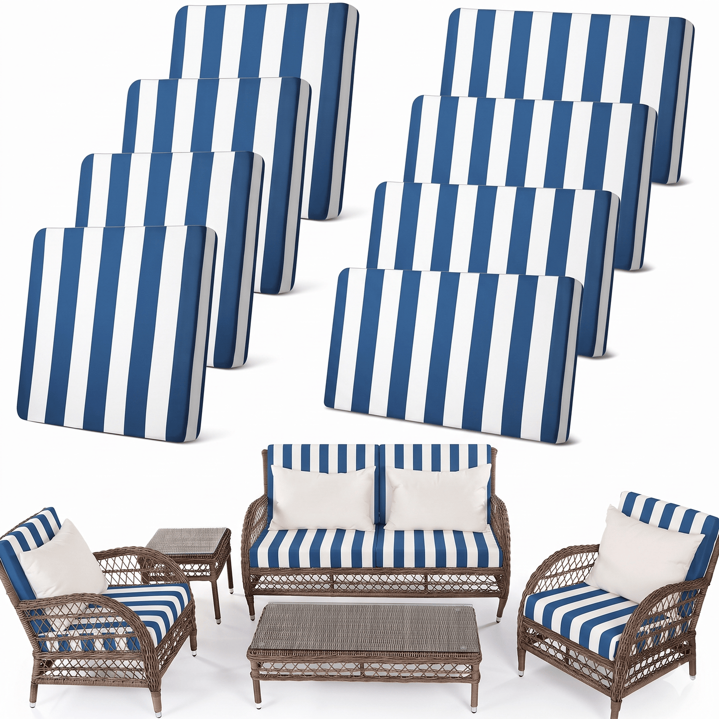 🛋️Outdoor Patio Sofa Cushion Covers