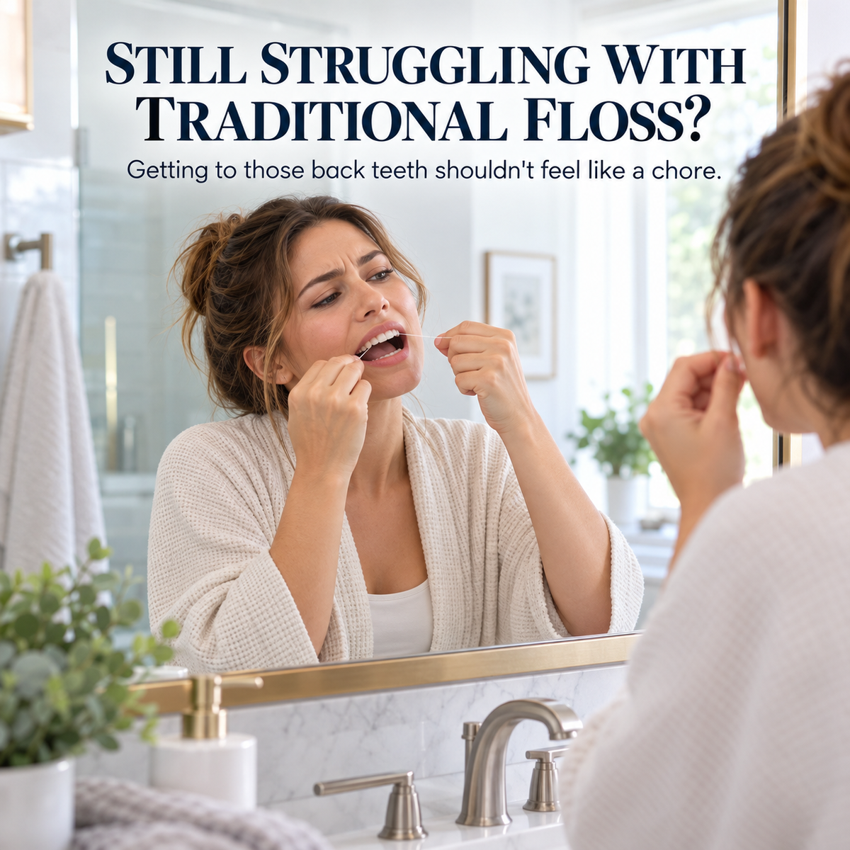 🦷💗  Hands-Free Dental Flossers, Easy & Discreet Oral Care