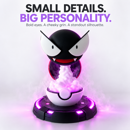 👻 Purple Ghost Mist Humidifier – 30ml Cool Mist Diffuser with Purple LED Glow