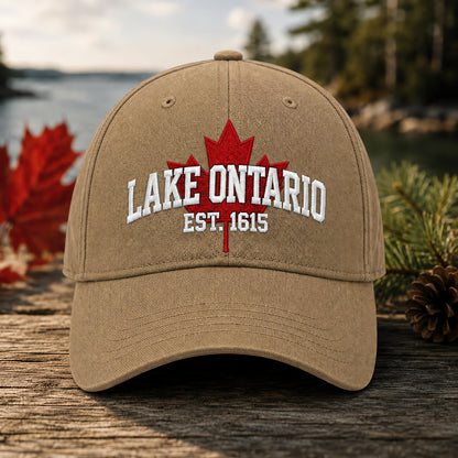 🔥LAST DAY 50% OFF - 🍁Lake Ontario Forever – Heritage Embroidered Cap