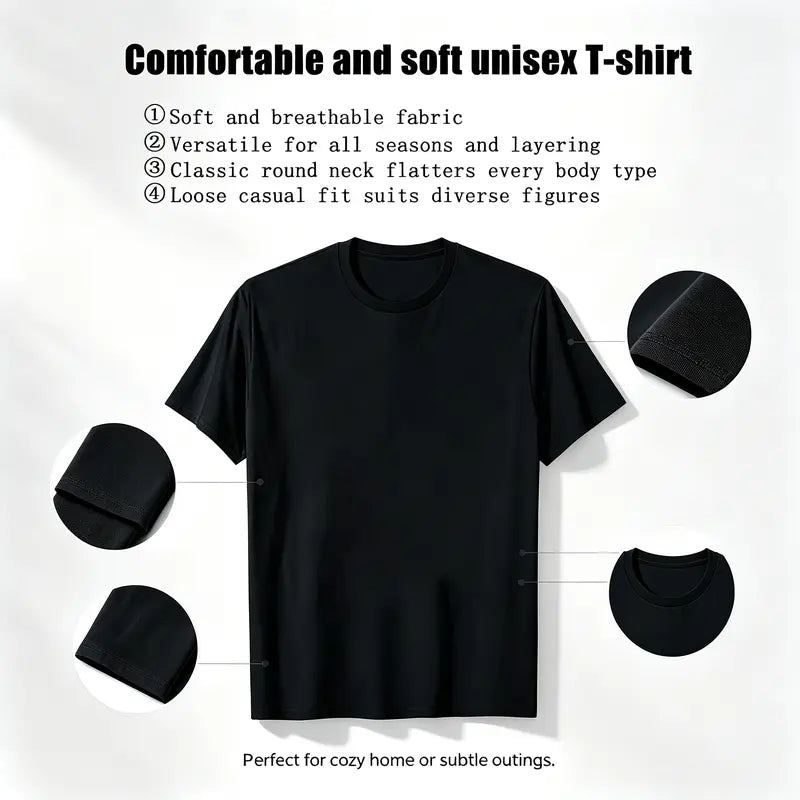Men's "White Boy Of The Year" Oversized Round Neck Short Sleeve 100% Cotton Funny Graphic Viral Meme T-Shirt - Casual Trending Clothes Menswear (S-XXXXXL) for Pairing with Cargo Pants Crewneck