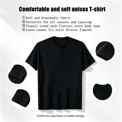 Men's "White Boy Of The Year" Oversized Round Neck Short Sleeve 100% Cotton Funny Graphic Viral Meme T-Shirt - Casual Trending Clothes Menswear (S-XXXXXL) for Pairing with Cargo Pants Crewneck