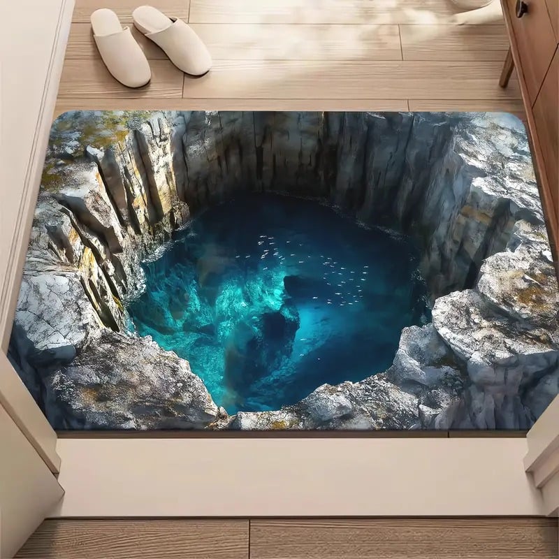 ✨Endless Abyss Illusion Doormat – Mind-Bending 3D Visual Effect