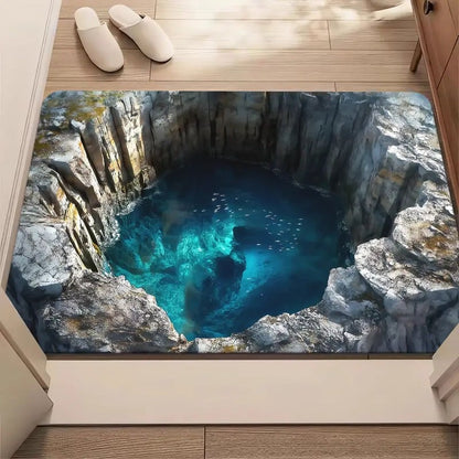 ✨Endless Abyss Illusion Doormat – Mind-Bending 3D Visual Effect