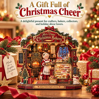 🎄 Mrs. Claus’ Christmas Bakery™——DIY Shadow Box Kit