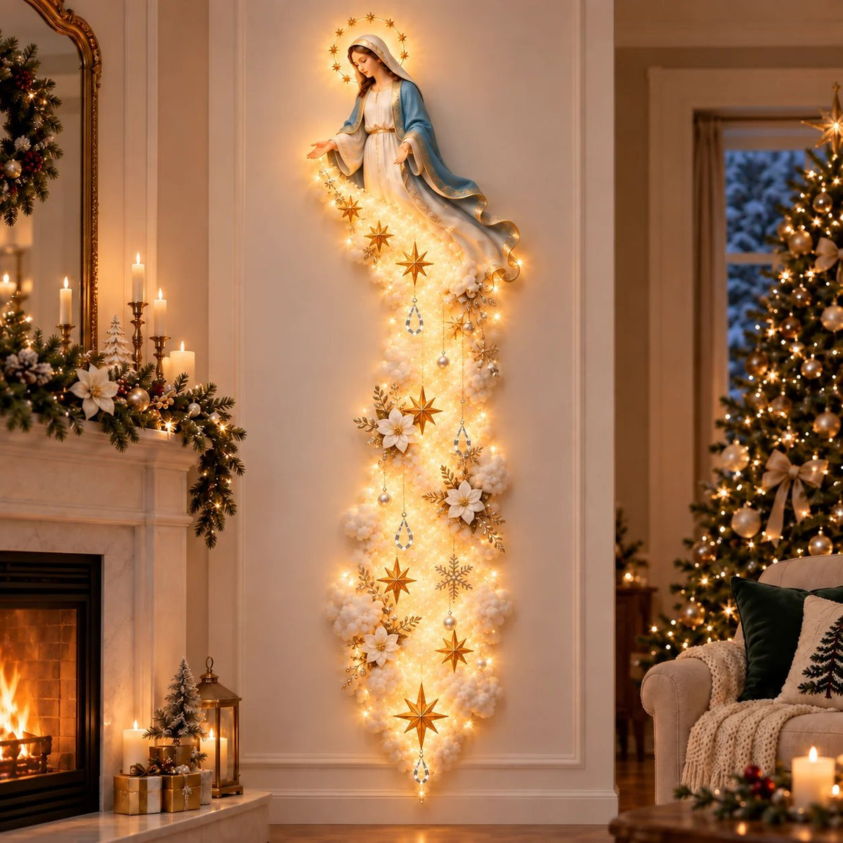 ✨ Christmas Blessing Cloud Trail Wall Light Collection