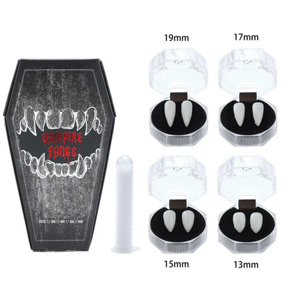 Creepy Reusable Vampire Fangs Denture Set
