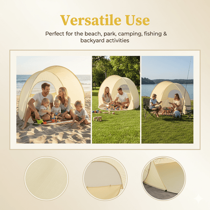 Pop-Up Beach Tent with UV Protection