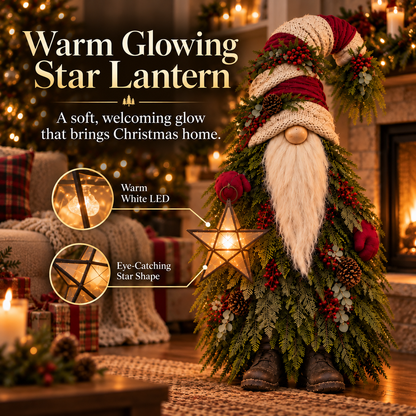 Evergreen Star Gnome™ Lighted Christmas Woodland Decor