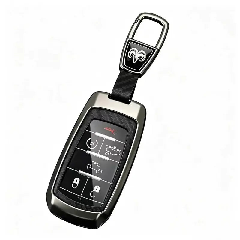 for Ram Pickup TRX Pickup Metal and Carbon Fiber Key Case