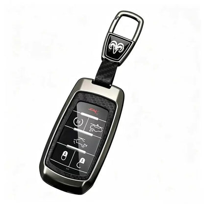 for Ram Pickup TRX Pickup Metal and Carbon Fiber Key Case