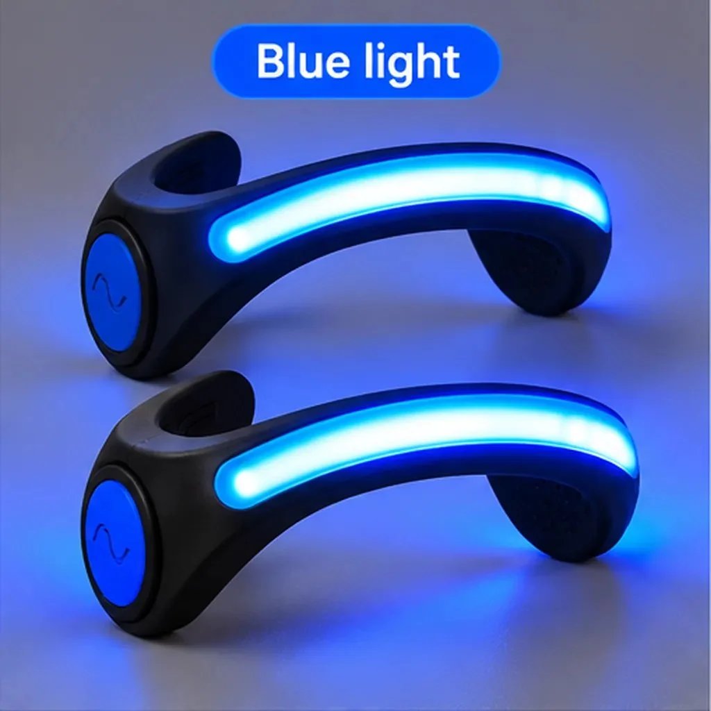 👟 LED Heel Lights for Shoes | Clip-On Running & Walking Visibility Lights, 5 Colors