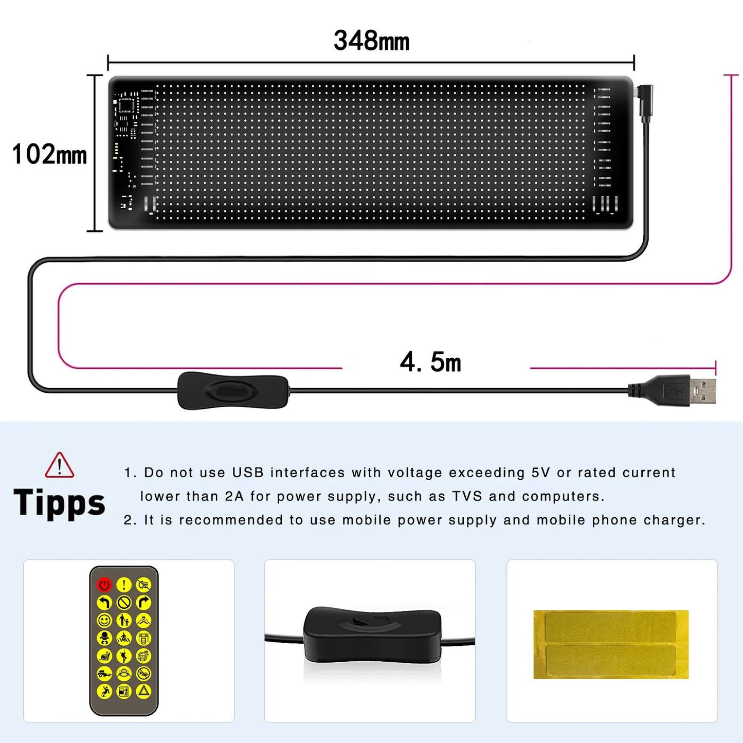 [Exclusive production] 🌈✨ Colorful Eye Lamp Soft Screen for Car Windows 🚗