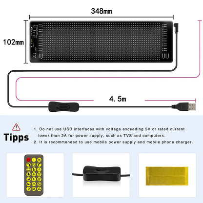 [Exclusive production] 🌈✨ Colorful Eye Lamp Soft Screen for Car Windows 🚗
