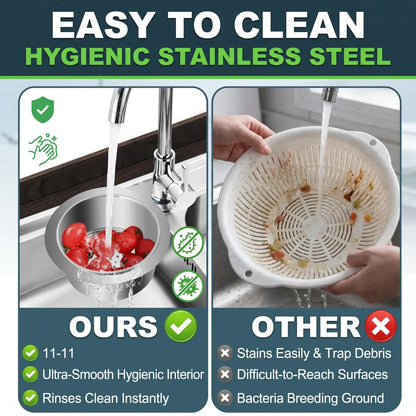 BUY 1 GET 1 FREE💧Stainless Steel Swan Sink Strainer Basket🦢💧